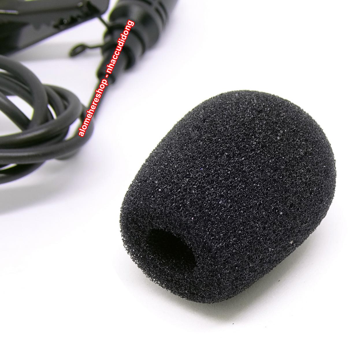 Microphone cài áo mini thu âm jack 3.5mm
