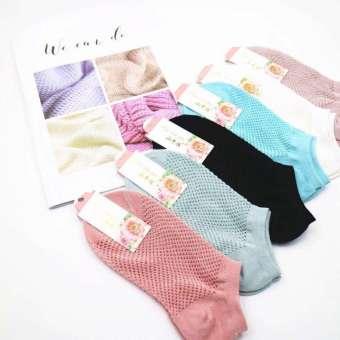 Combo 5 đôi tất lưới cổ ngắn nữ mùa hè