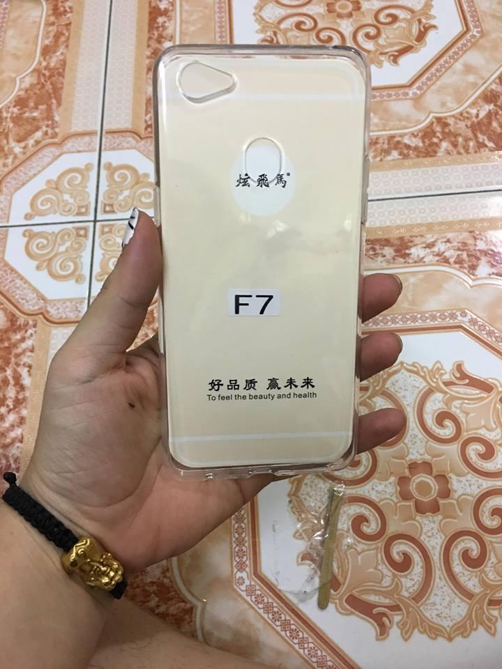 Ốp lưng silicon dẻo trong suốt OPPO F7