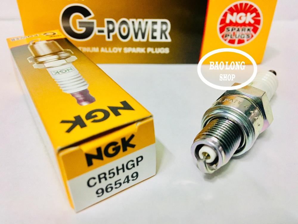 Bugi NGK CR5HGP - PLATINUM bạch kim chân ngắn