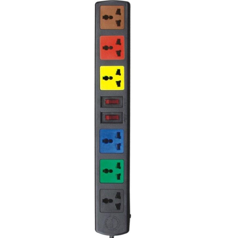 [HCM]Ổ cắm nối dài đa năng LIOA 6 ổ 2 công tắc