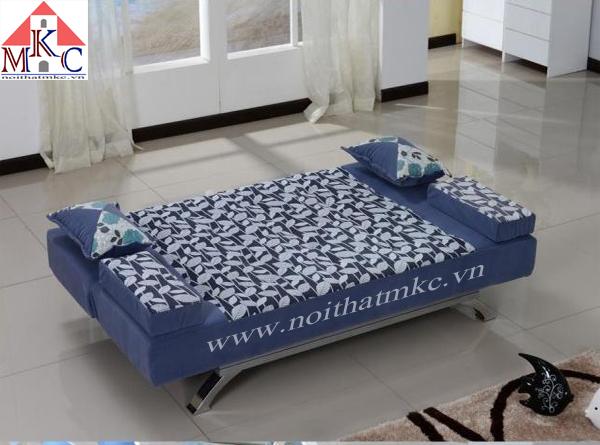 Giường gấp sofa 2in1 màu xanh than