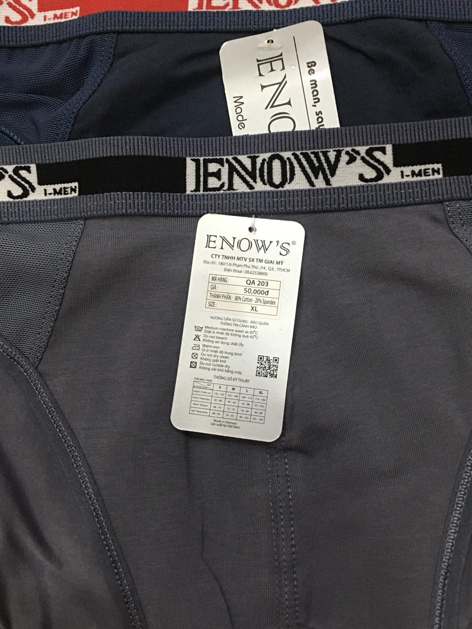 💪 Quần lót nam cotton Enow’s 203 – êm ái, thấm hút, tôn vóc dáng