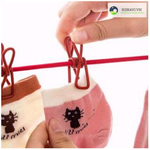 KẸP QUẦN ÁO NHIỀU MÀU(COMBO 30 CHIẾC )