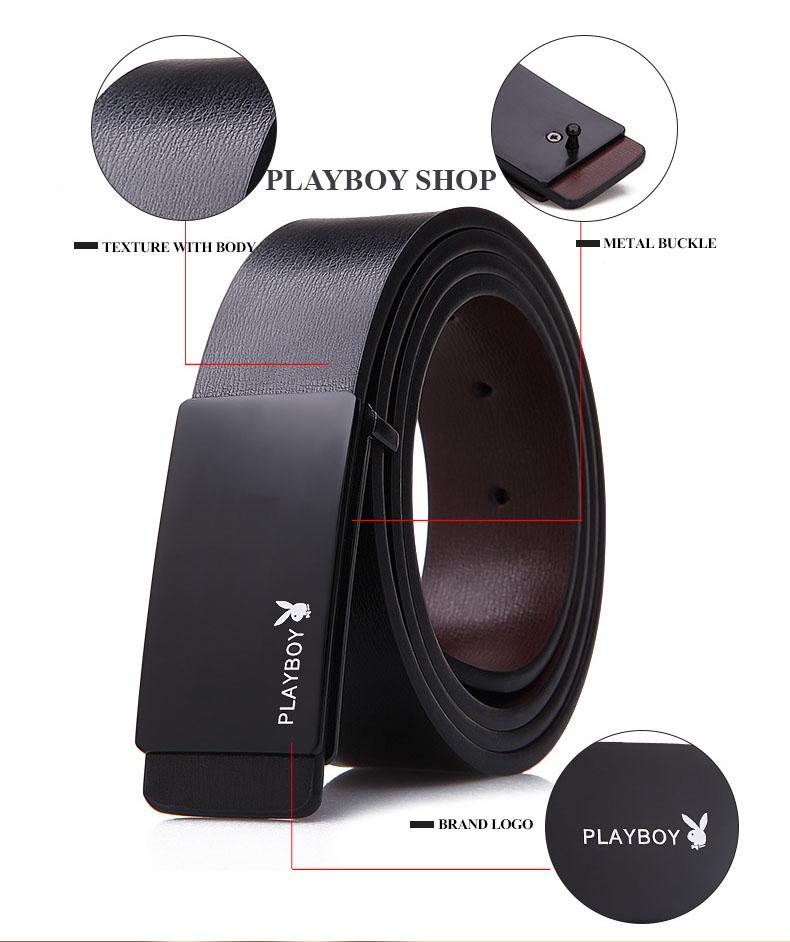 Thắt lưng da Playboy BLKB01