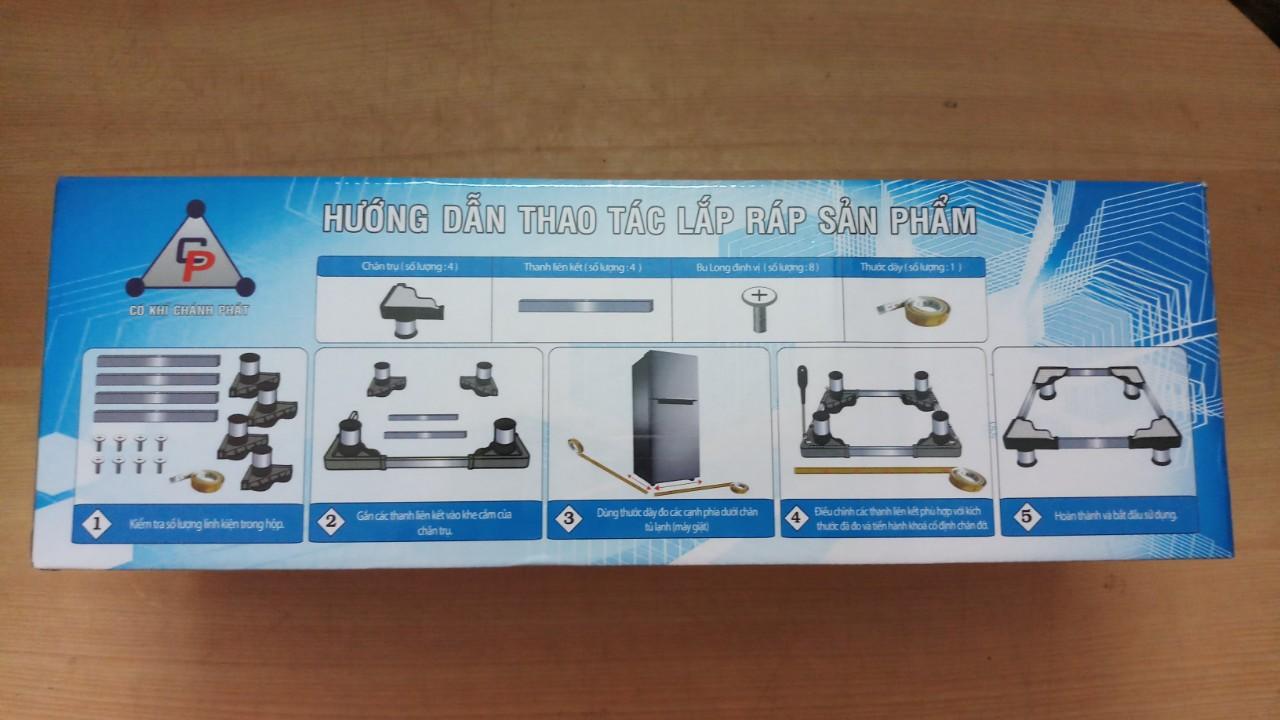 CHÂN ĐỠ MÁY GIẶT- TỦ LẠNH CHÁNH PHÁT_ CDN (Máy giặt từ 6- 9kg. tủ lạnh từ 90lít - 290lít)