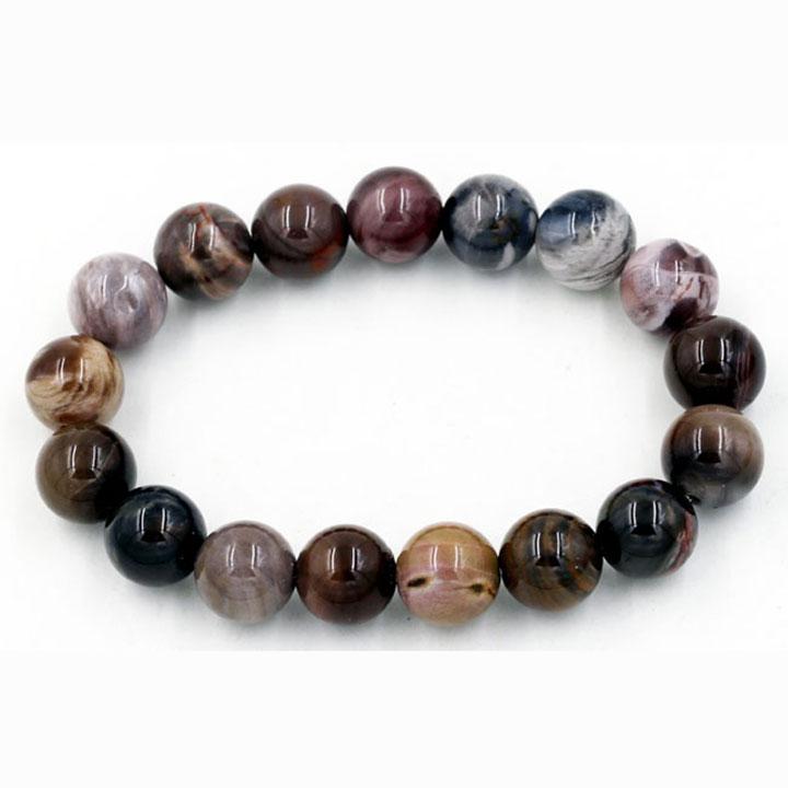 10 PCs 17 beads fossil beads bracelet, beads charms
