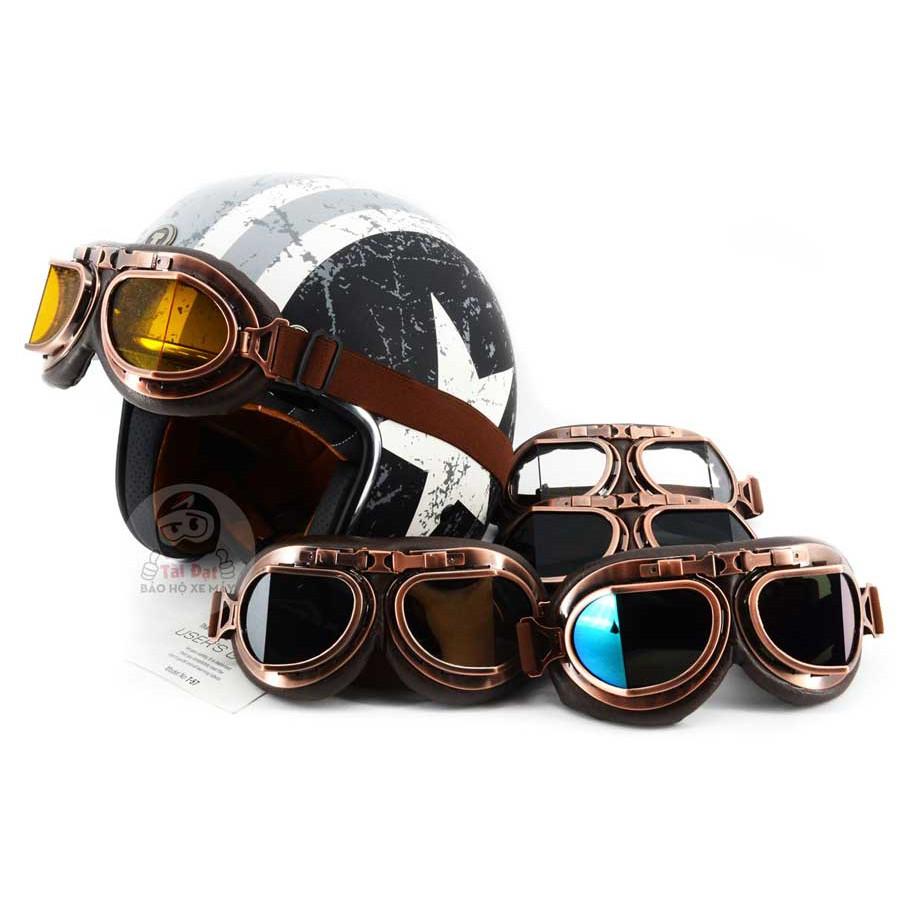 [ĐỔ SỈ] Kính PHI CÔNG đeo kèm mũ 3/4, 1/2 và cào cào