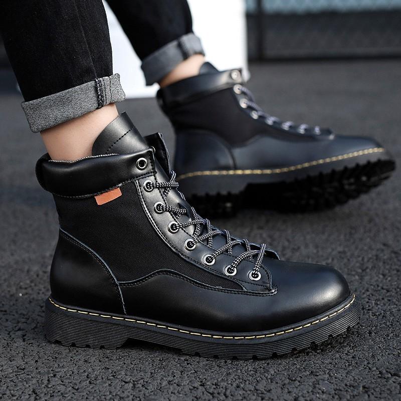 Giày Boot Da Nam Hàn Quốc SACAS SC065