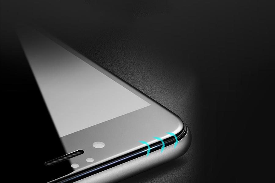 Miếng dán cường lực 9D (Tặng kèm nút HOME) Full màn cho Iphone 6/6S Trắng, Đen