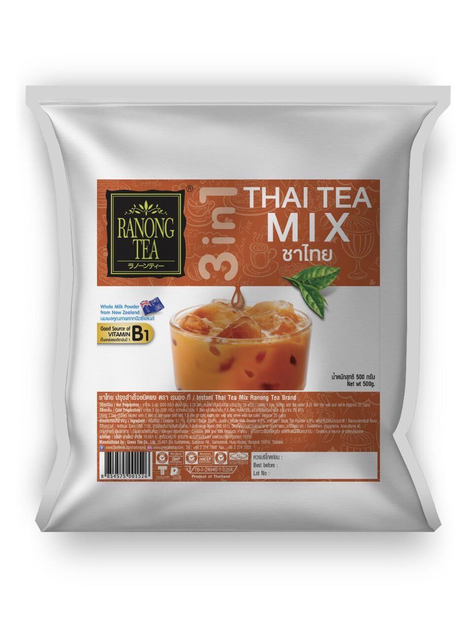 TRÀ SỮA THÁI ĐỎ 3in1 HÒA TAN (5 GÓI) - RANONG TEA THÁI LAN