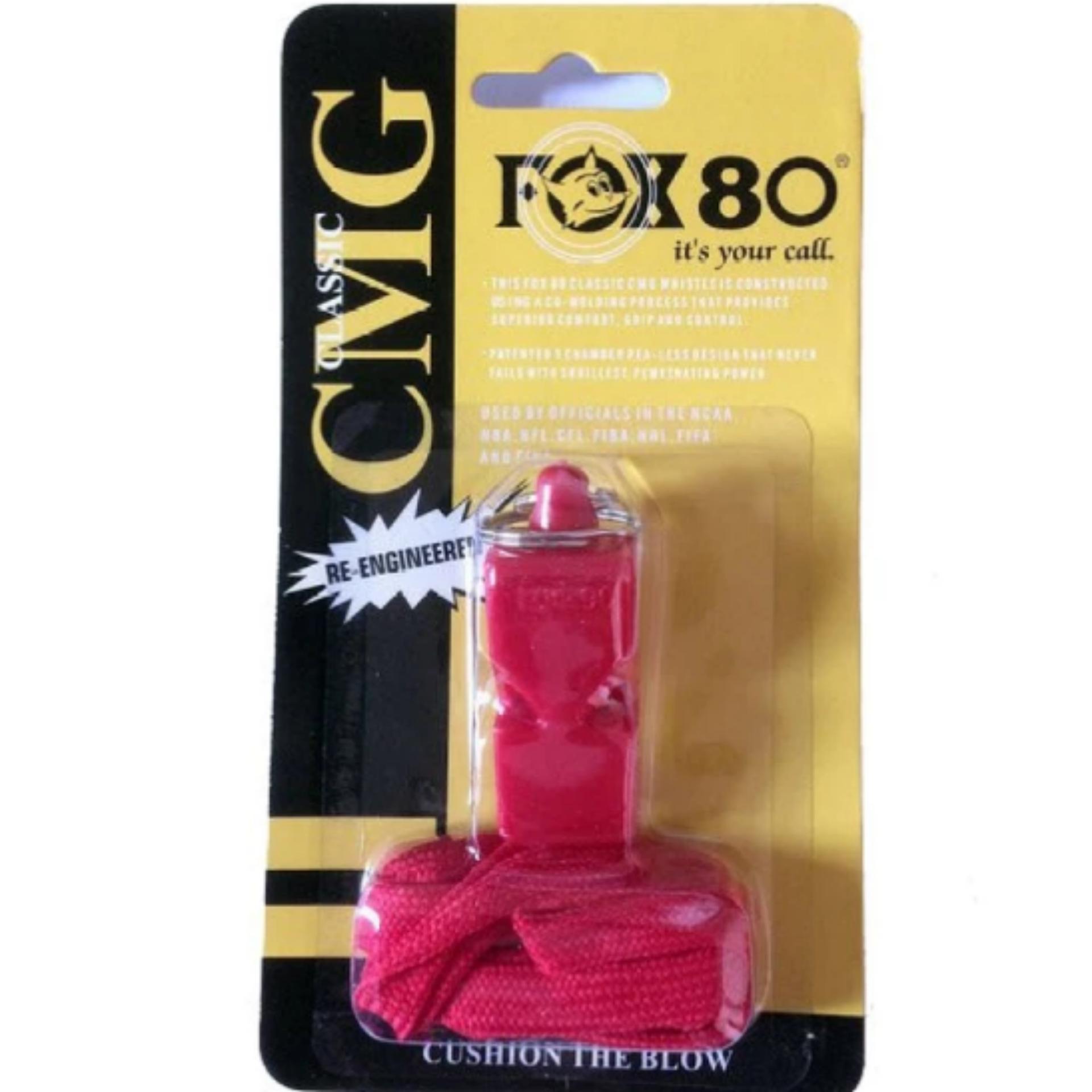 Còi nhựa có dây đeo FOX 80