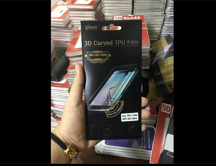Miếng dán dẻo full màn Vmax cho Sony XA1 Ultra