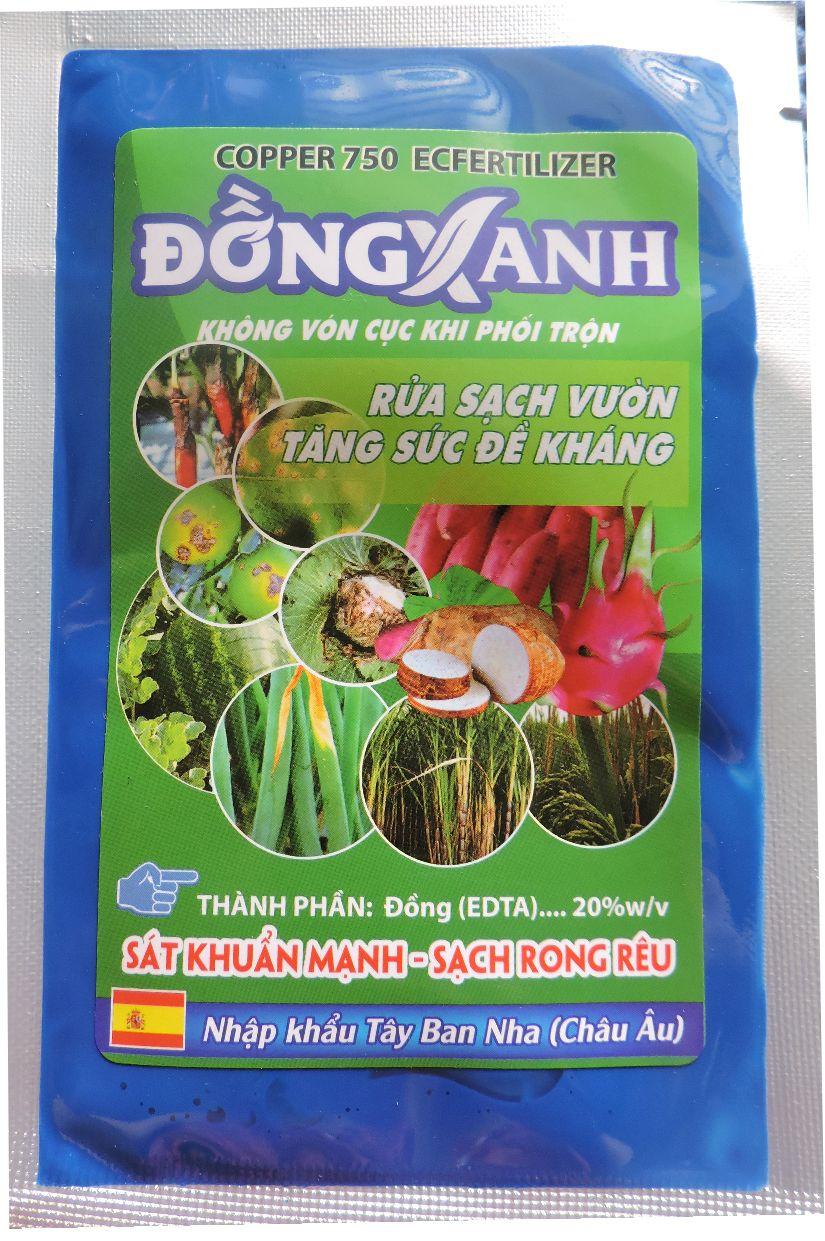 Bộ 2 gói  Rửa sạch rong rêu trên mai, lan ĐỒNG XANH
