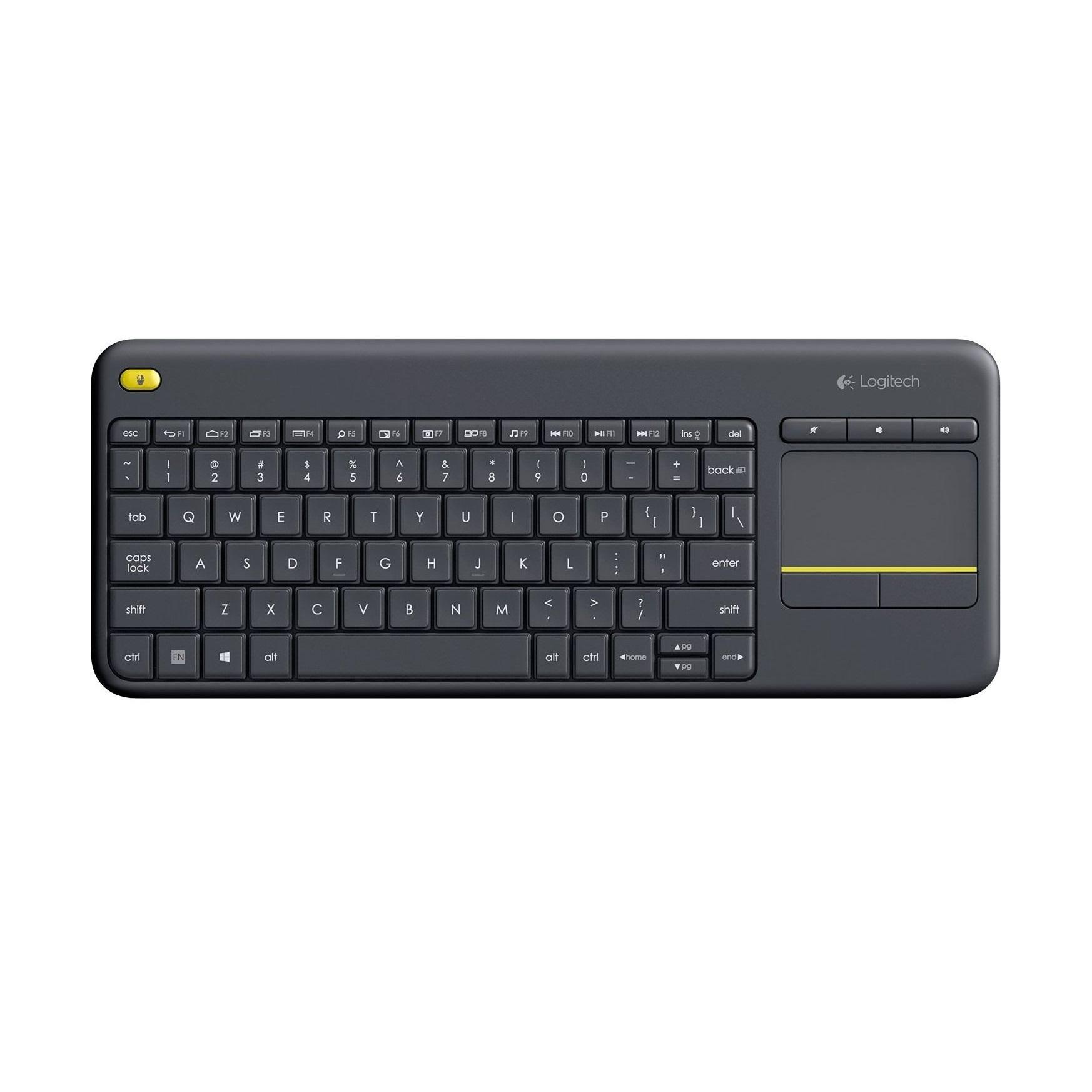 Bàn phím cảm ứng không dây Logitech K400 Plus TV