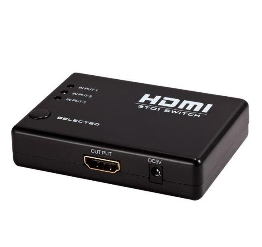 4k 2k 3in 1out hdmi switch hub splitter công tắc tv ultra hd cho hdtv pc