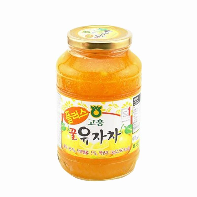 Mật ong chanh đào Hàn Quốc hũ 1kg