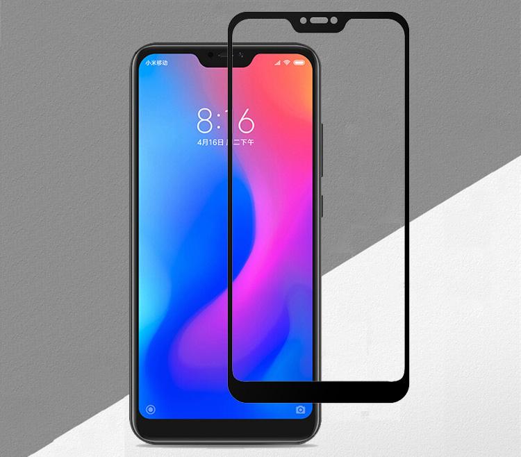 Kính cường lực full màn Xiaomi Redmi 6 Pro / Mi A2 Lite  Đen