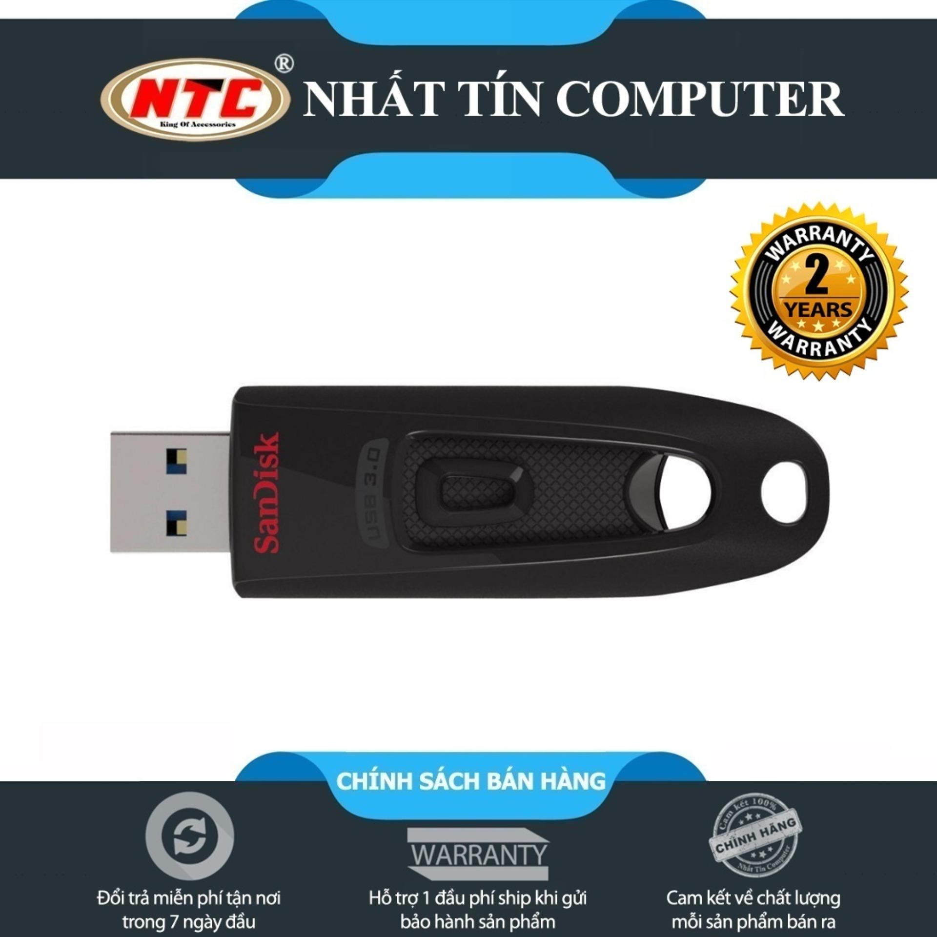 USB 3.0 SanDisk Ultra CZ48 16GB 100MB/s (Đen)