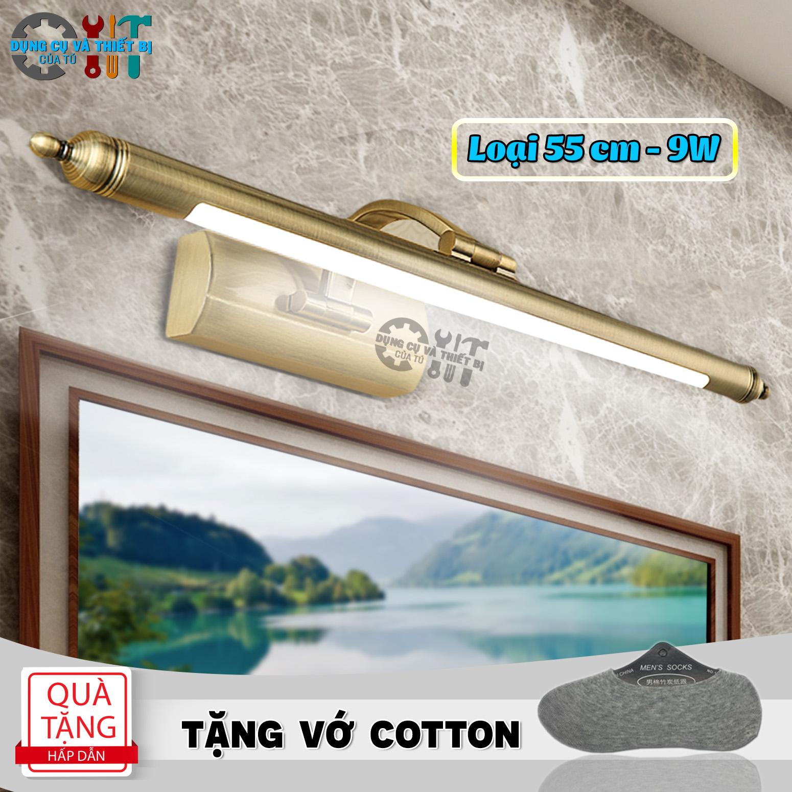 ĐÈN CHIẾU GƯƠNG TRANG TRÍ CAO CẤP TRANG NHÃ 55 CM - TẶNG VỚ COTTON