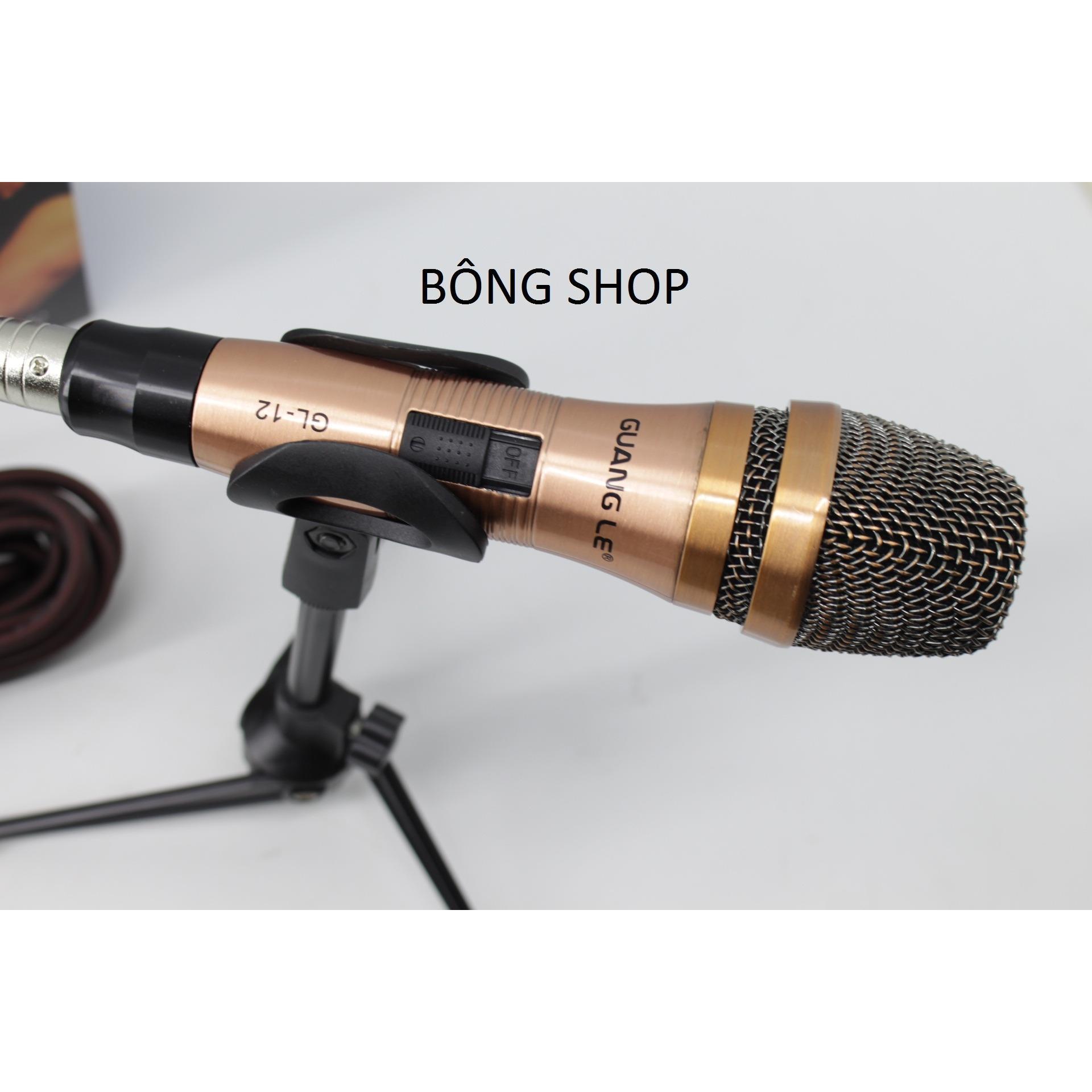 Micro KARAOKE GUANG LE GL-12 NEW 2018 (có dây)