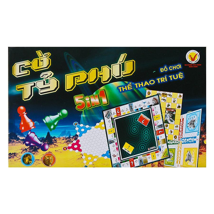 [HCM] Cờ Tỷ phú Hộp Giấy Lớn 5 trong 1
