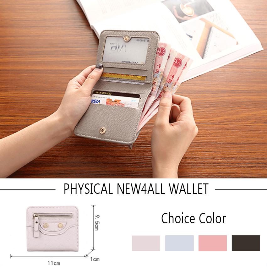 Ví bóp mini nữ tính New4all BLD61 thời trang 2018 (Xám)