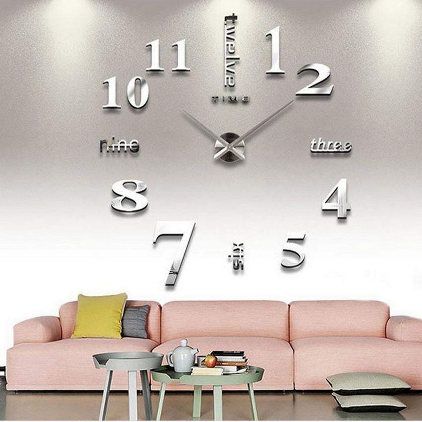 Đồng hồ trang trí treo tường - gắn tường sáng tạo 3D DH01-V Decoshop68 giá tốt
