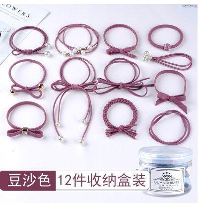 Hộp dây buộc tóc 12 chi tiết