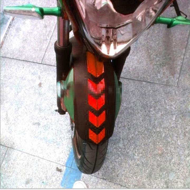RẺ VÔ ĐỊCH Decal phản quang dán xe thể thao (trắng)