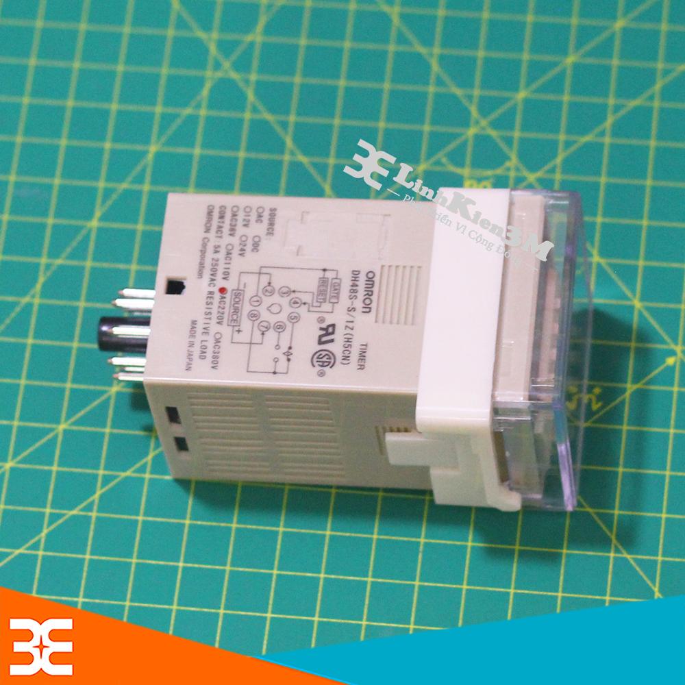 Rơ Le Thời Gian OmRon DH48S-1Z 220VAC 0.1S-99H (1 Cặp Tiếp Điểm)