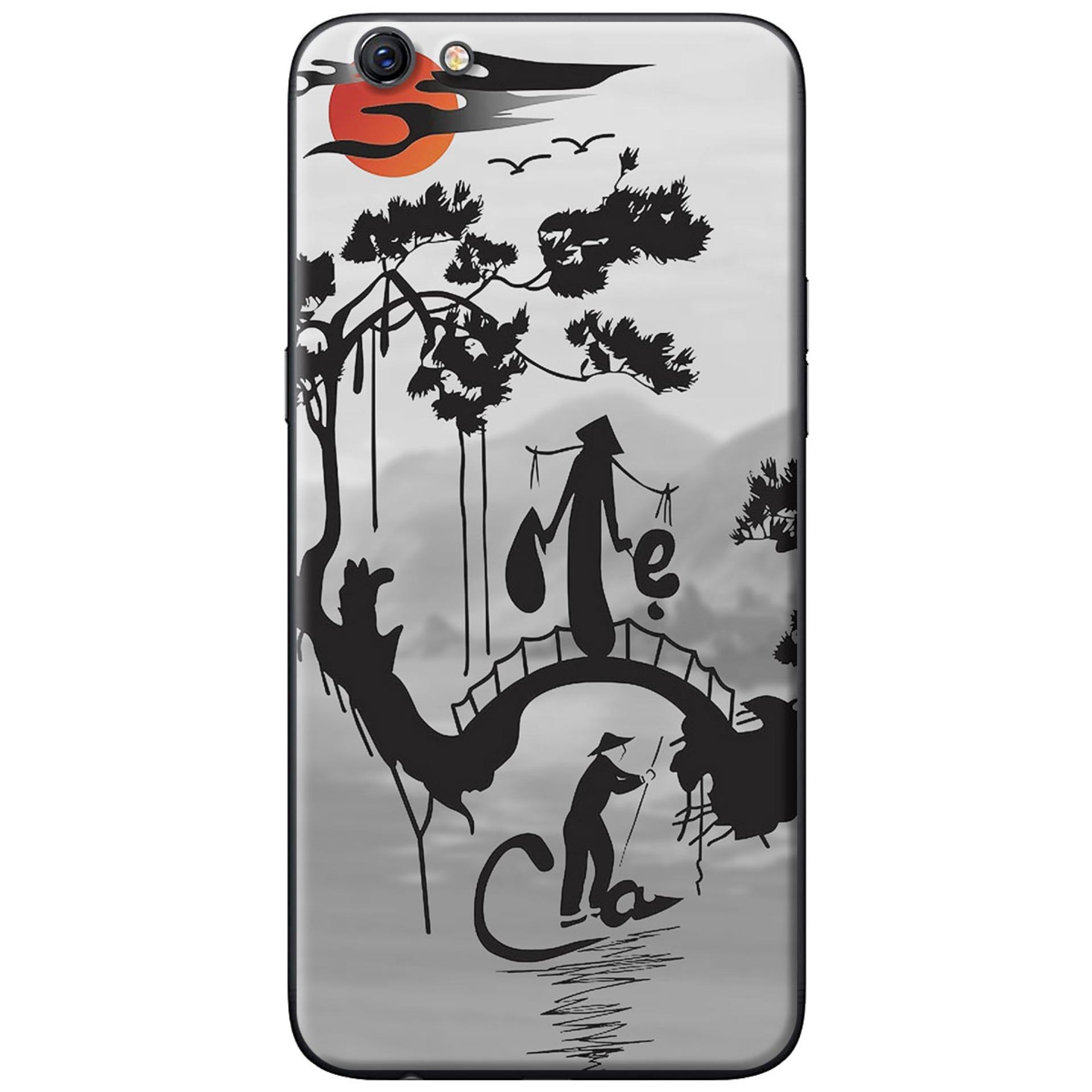 Silicone case for Oppo A71 - Cha mẹ núi sông