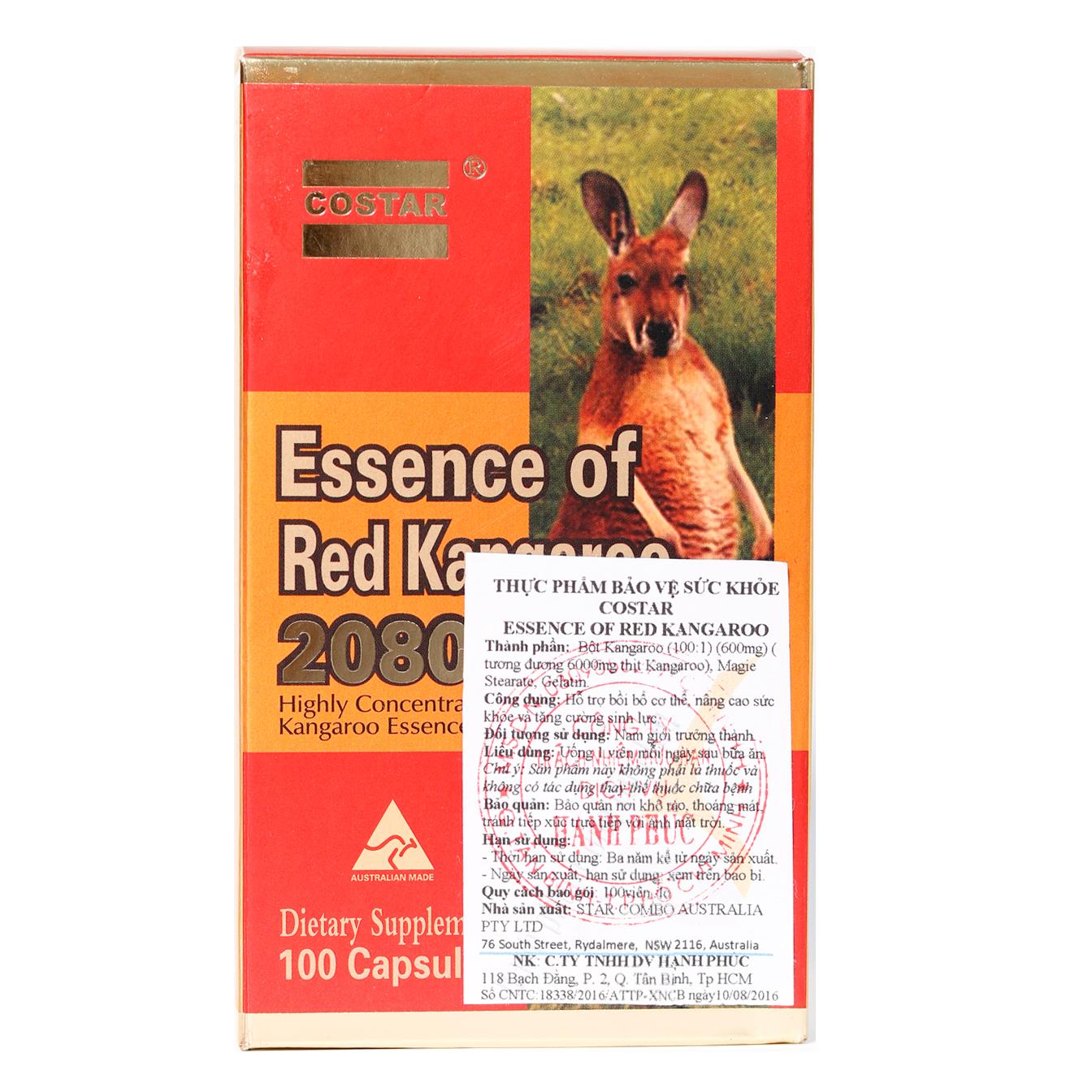 [HCM]Viên uống Essence of Red Kangaroo 20800 Max (100 viên)