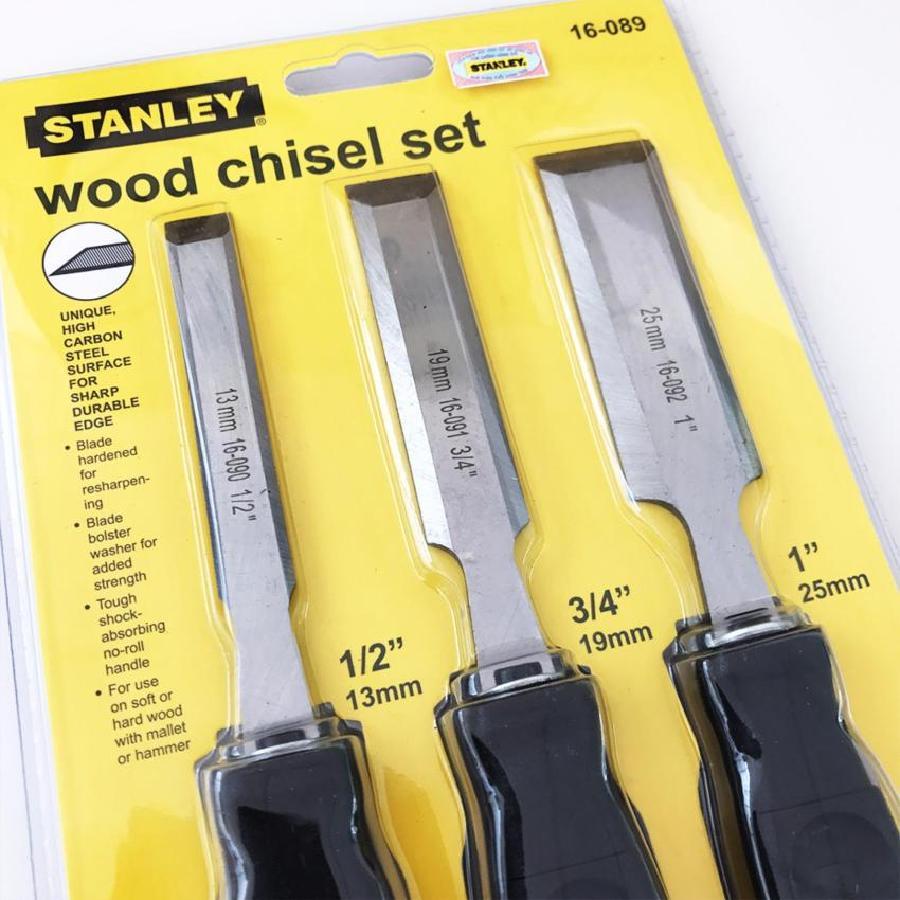 STANLEY - 16-089 Bộ đục gỗ 3 cây