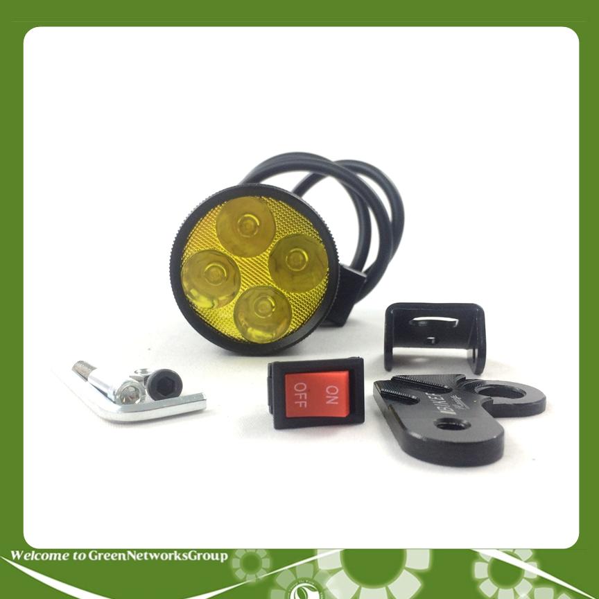Đèn led trợ sáng L4 Cree 30W ánh sáng vàng GreenNetworks (full phụ kiện)