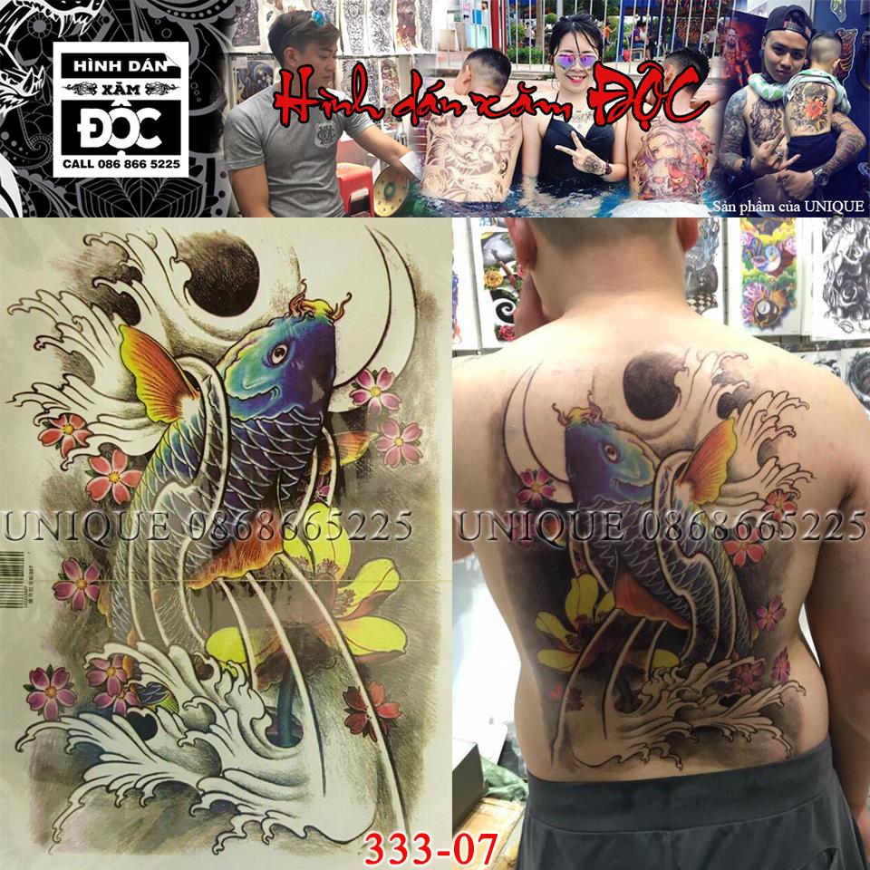 UNIQUE - Tattoo Sticker 36x48cm CA CHEP VUON SEN