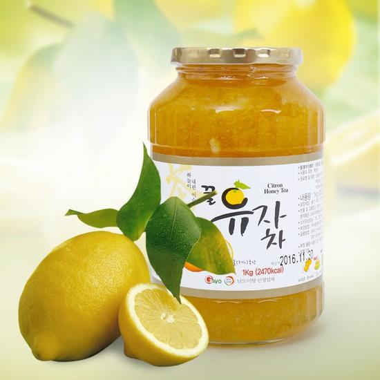 Mật ong chanh đào Hàn Quốc hũ 1kg