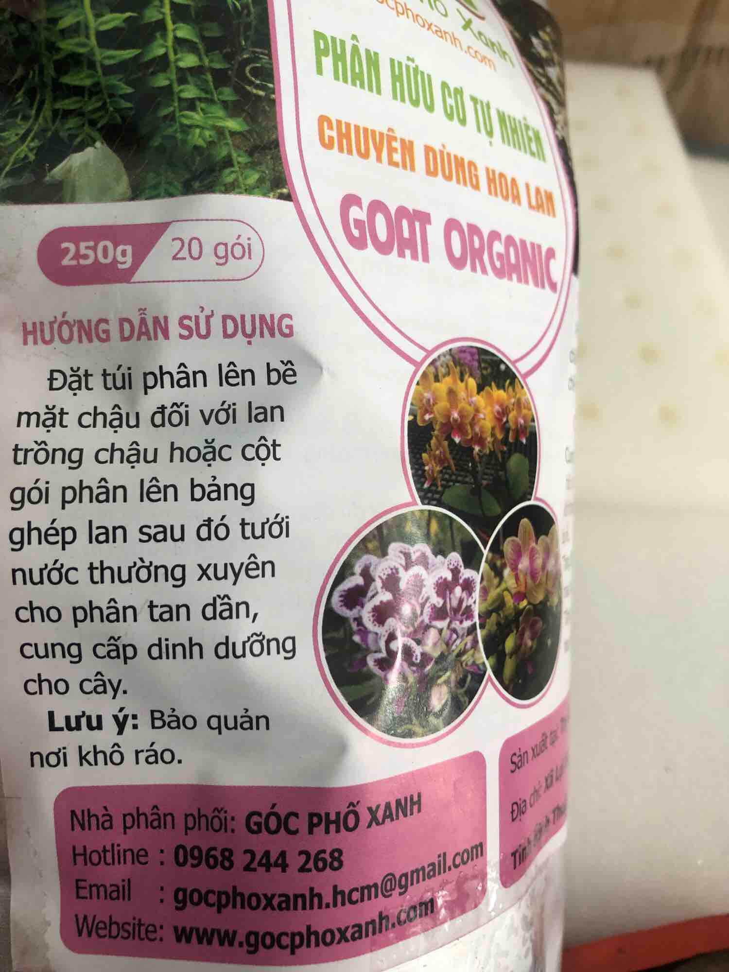 Phân hữu cơ cao cấp chuyên Hoa lan