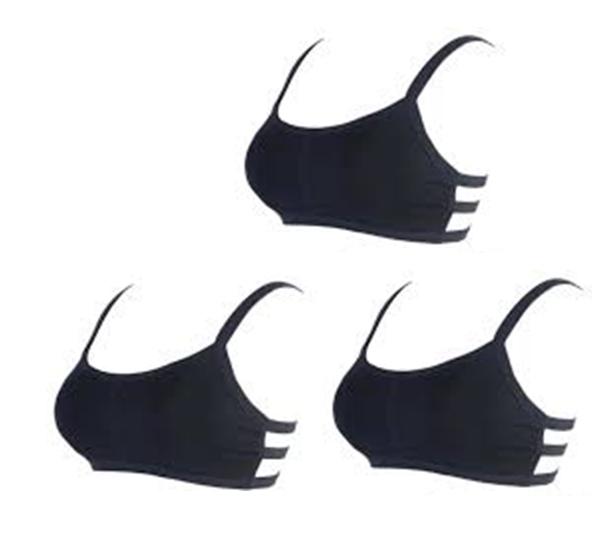 Combo 2 Áo Bra 3 Dây Sau Thời Trang (Da+Đen)
