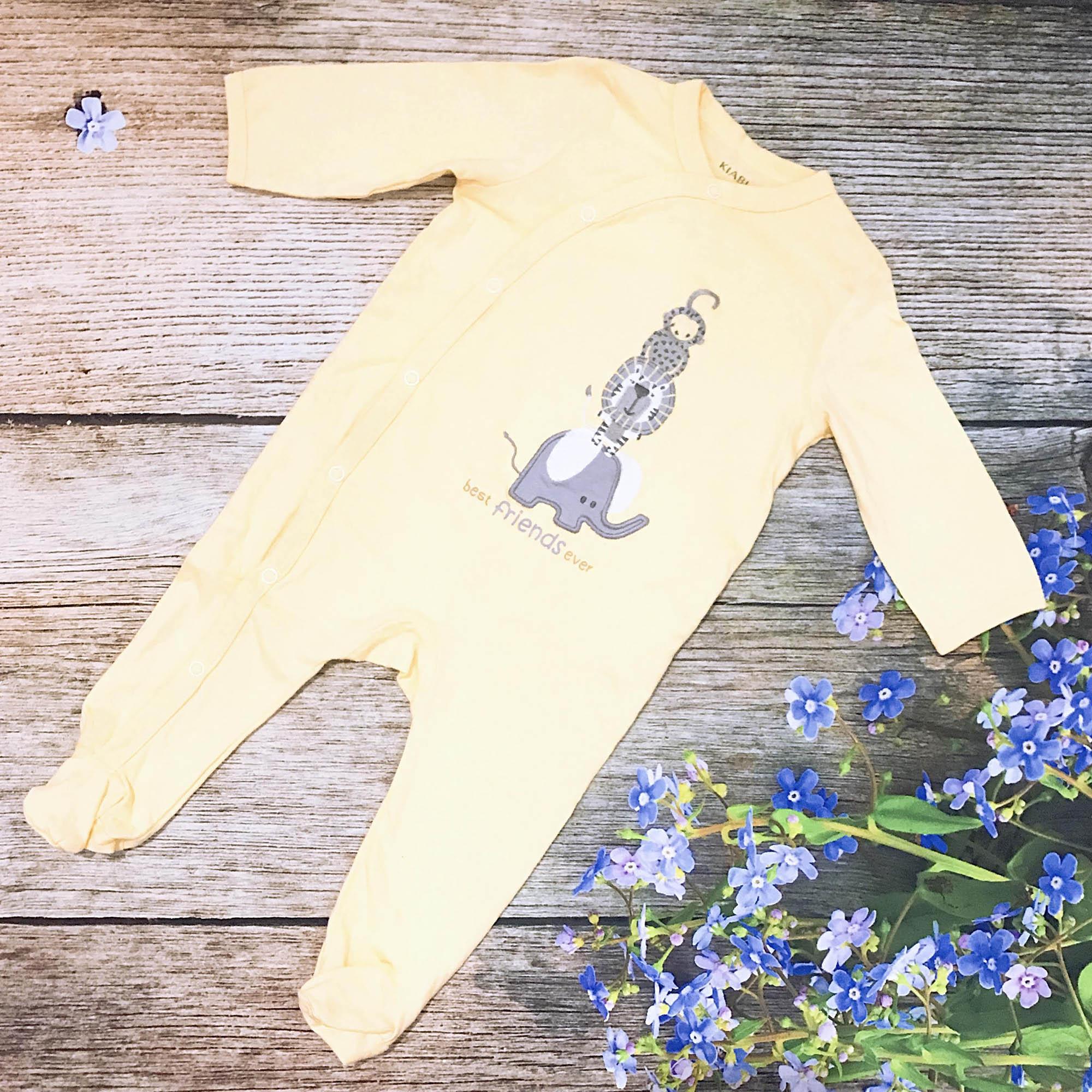 Combo 2 Bodysuit liền vớ KIABI cho BÉ GÁI 3-24M (giao ngẫu nhiên)