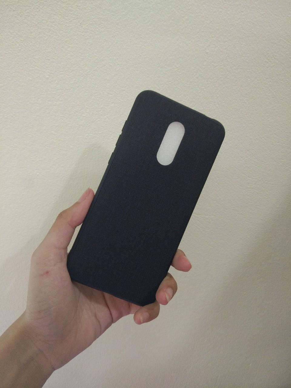 Ốp lưng xiaomi redmi 5 plus vân vải jean cao cấp
