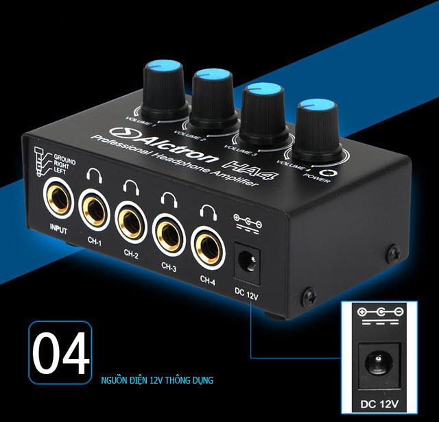 Alctron HA4 - Professional Headphone Amplifier