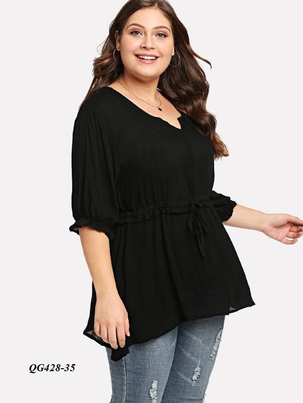 Áo kiểu tay lỡ rút eo - size s-6xl