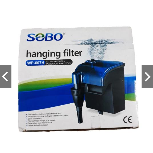 [HCM]Máy Lọc Thác Hồ Cá Sobo WP 607H - Bộ Lọc Treo Dành Cho Hồ Cá