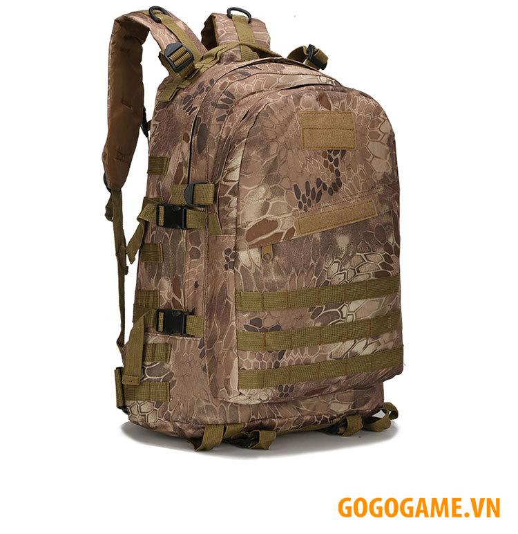 Balo 3 Pubg Size Chuẩn - Tặng Móc Khóa Mũ Level 3 Pubg