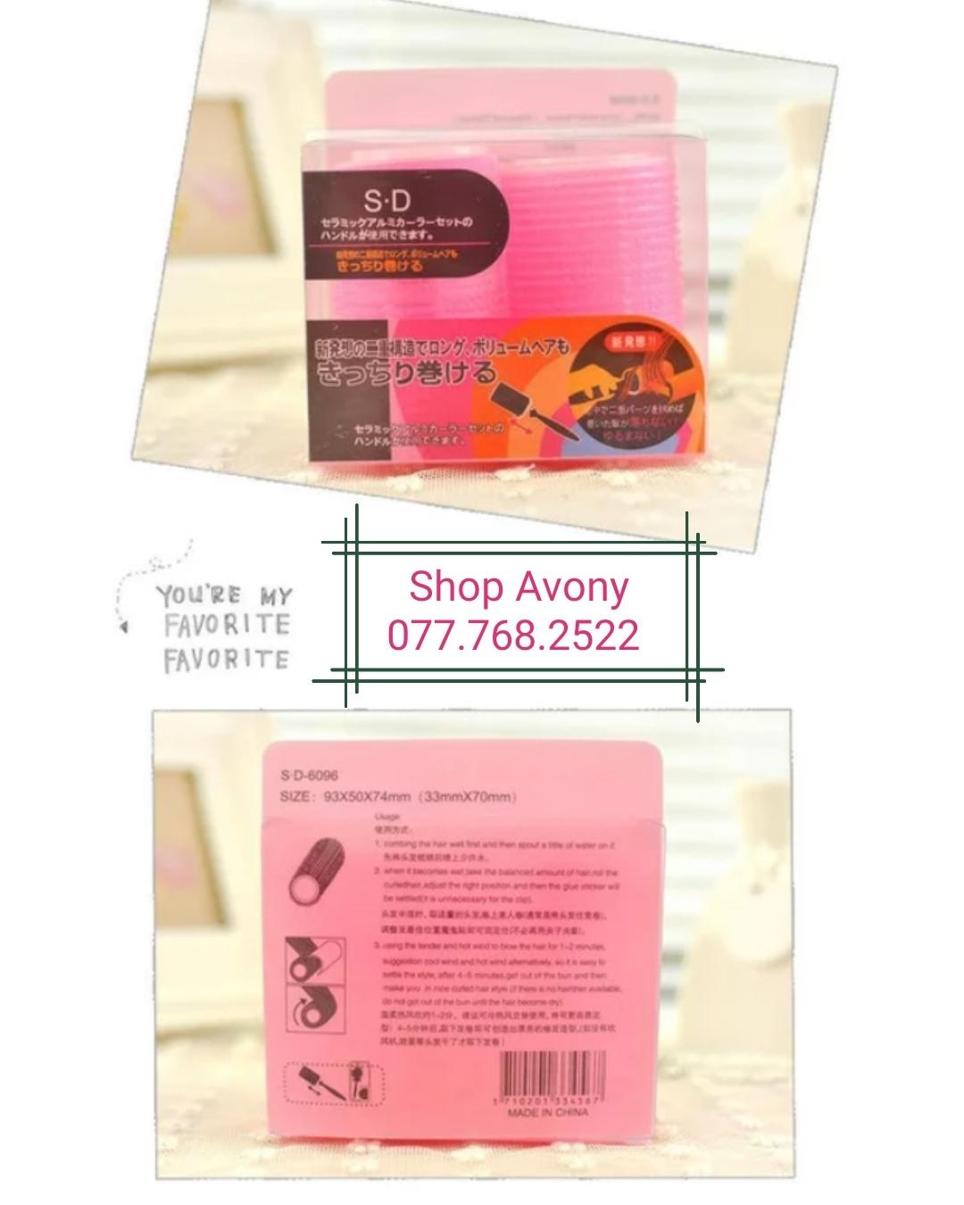 [HCM]Combo 2 lô cuốn tóc mái gai dính