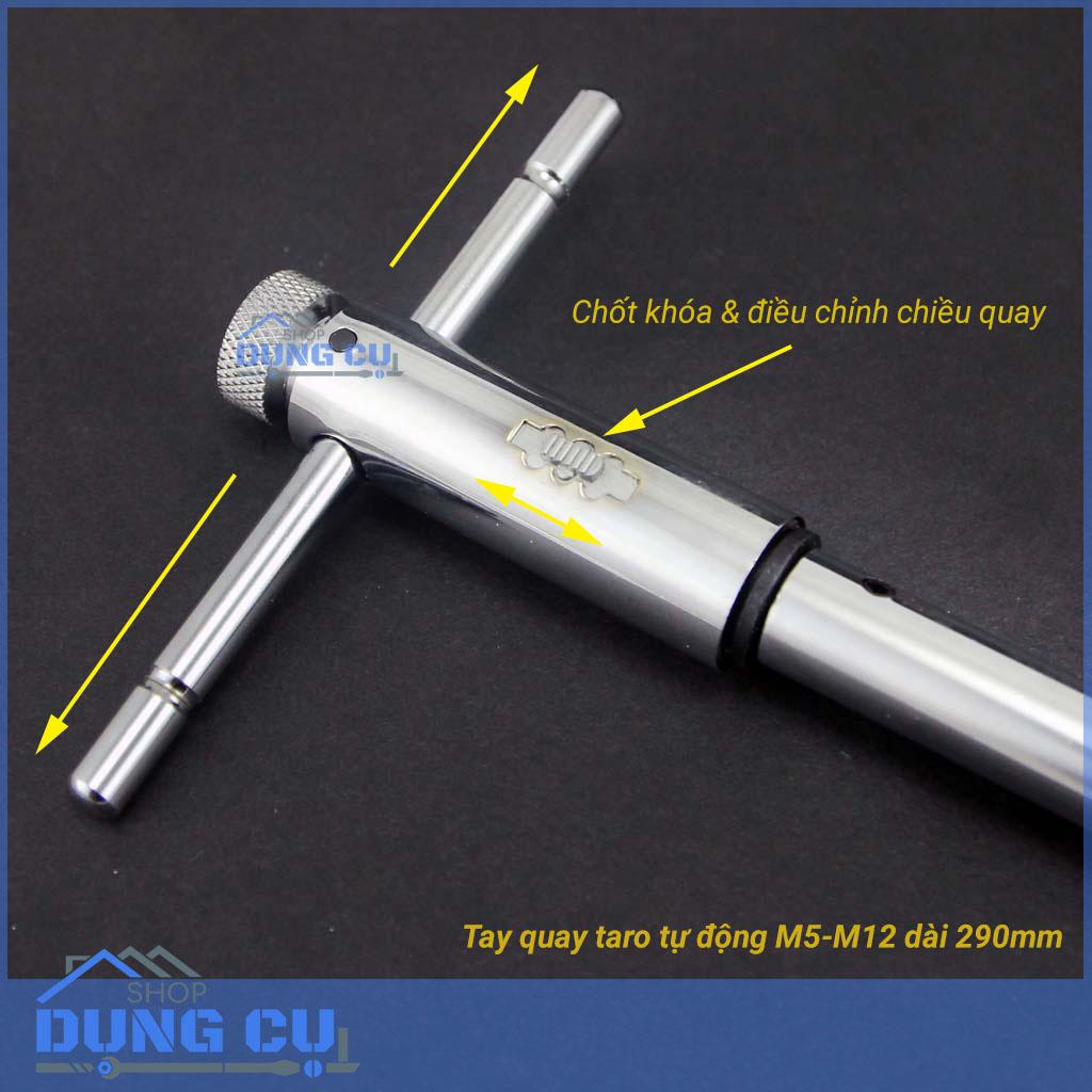 Tay quay taro tự động M5-M12 dài 290mm