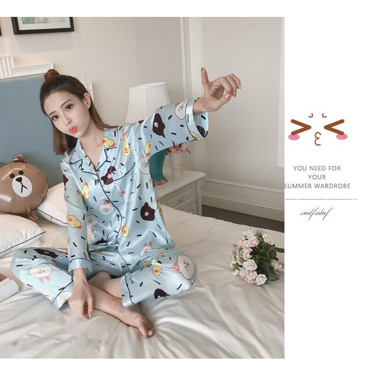 [HCM]Bộ Đồ Mặc Nhà Pijama Hình Mặt Gâu Kute CDANP14