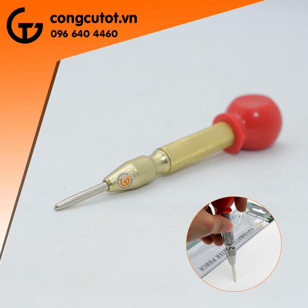 Đục lấy dấu tự động, định vị tâm lỗ có mũ