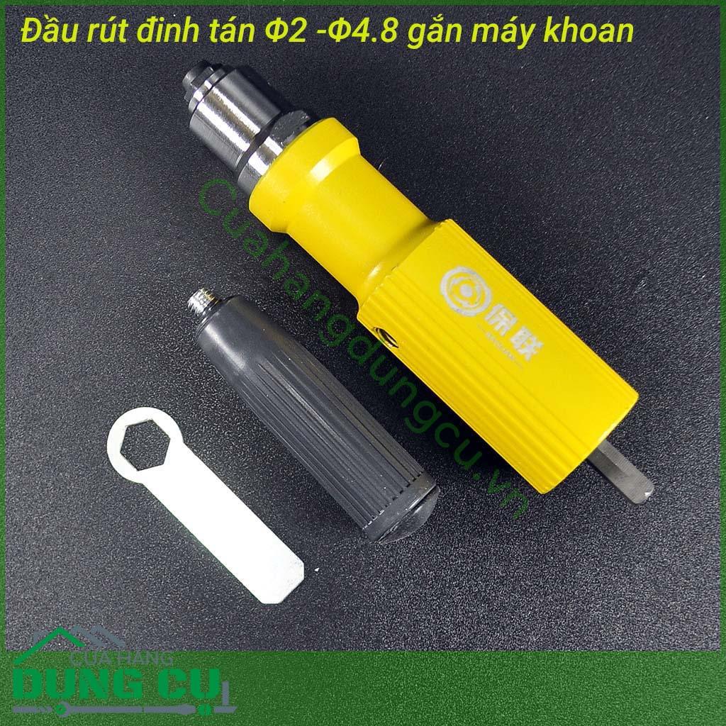 Đầu rút rive gắn máy khoan
